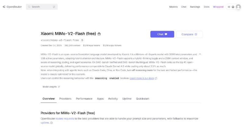 Бесплатная почти-фронтирная модель от Xiaomi