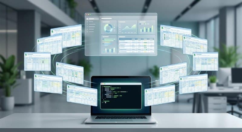 Codex App собрал 10 Google Sheets в одну таблицу