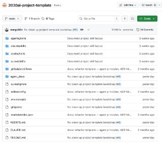 Шаблон проектов для ИИ-агентов без конфликтов